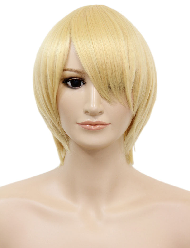 レディースファッション C-061 ショート C-ペールイエロー コスプレヒートスタイラブルウィッグ