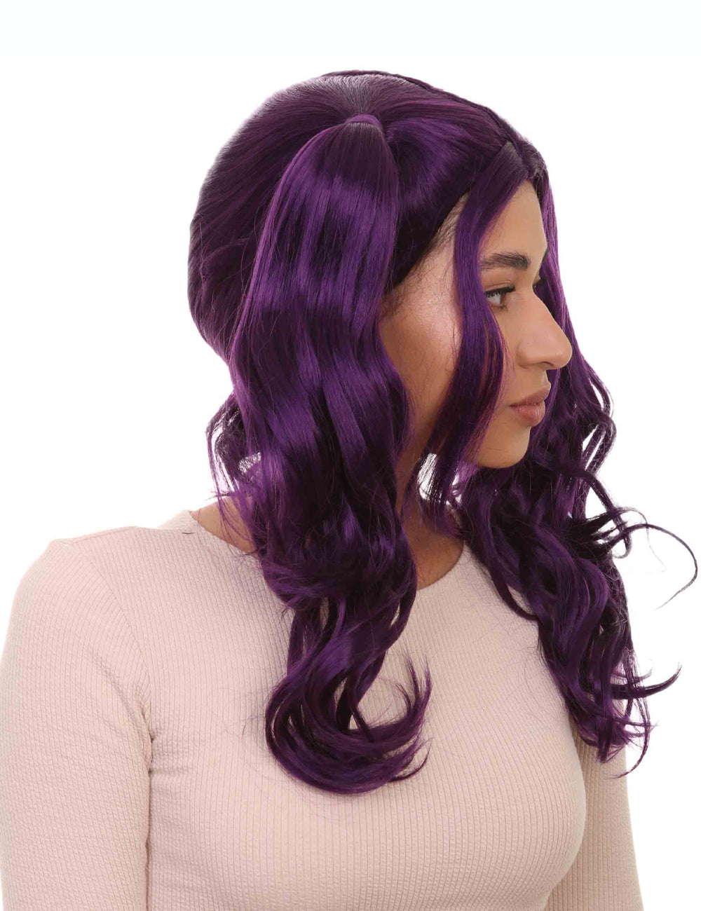 Wigs2you ハロウィンパーティー プレミアム レディース H-749 ドリー ピグテール ウィッグ バイオレット色
