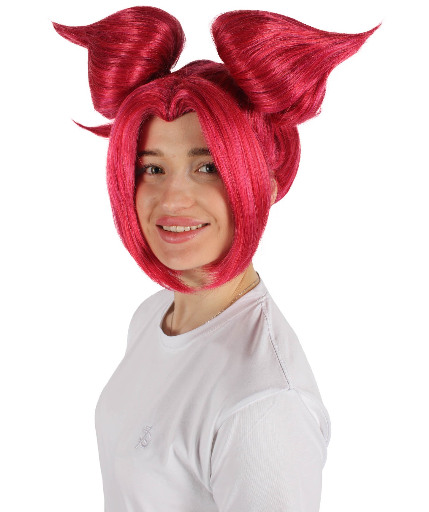 Wigs2you レンガ色ツイストポニーテールウィッグ H-6448 コスプレ＆ハロウィンコスチュームウィッグ I プレミアム合成繊維 通気性キャップ付き