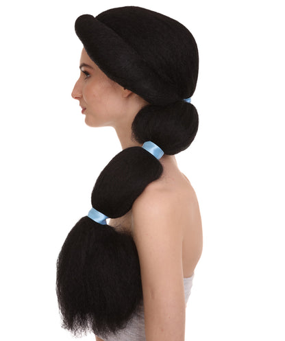 Halloween Party Premium Ladies H-4701 Wreck It Ralph 2 Princess Jasmine Braided Wig