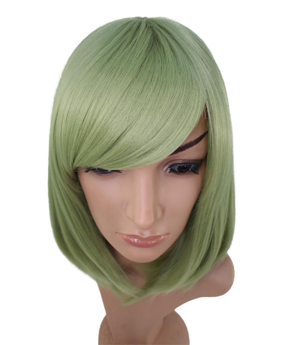 Wigs2You ミディアムストレートウィッグ サイドバング付き フルウィッグ 耐熱ファイバー製 コスプレ・イベント用 - サンディブラウン C-069