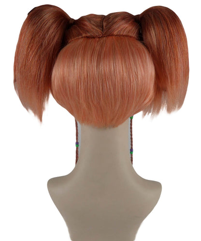 Wigs2you ハロウィンパーティープレミアム レディース H-697 バットエンジェルウィッグ ピーチ色
