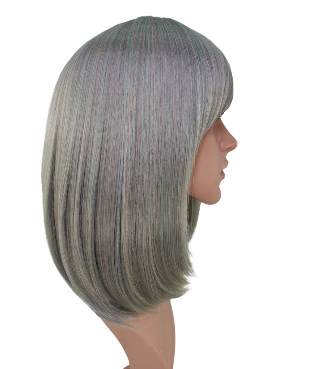 Wigs2You ミディアムストレートウィッグ サイドバング付き フルウィッグ 耐熱ファイバー製 コスプレ・イベント用 - サンディブラウン C-069