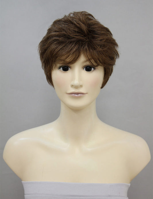 Mrs Styles 年齢 30-40 ショート Pure Blend ハイライト ヒューマンヘア フュージョン バンドル