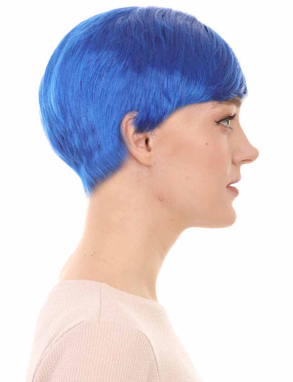 Wigs2you ハロウィンパーティープレミアム レディース H-592 コウノトリウィッグ ネオンブルー