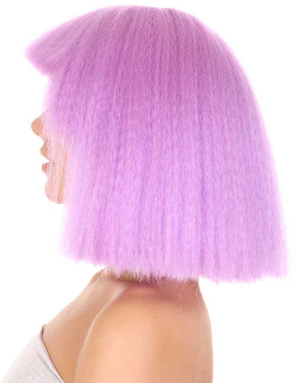 Wigs2you ハロウィンパーティープレミアムレディース H-1503 美しいルックを手に入れよう！ポップスターライトパープルウィッグ