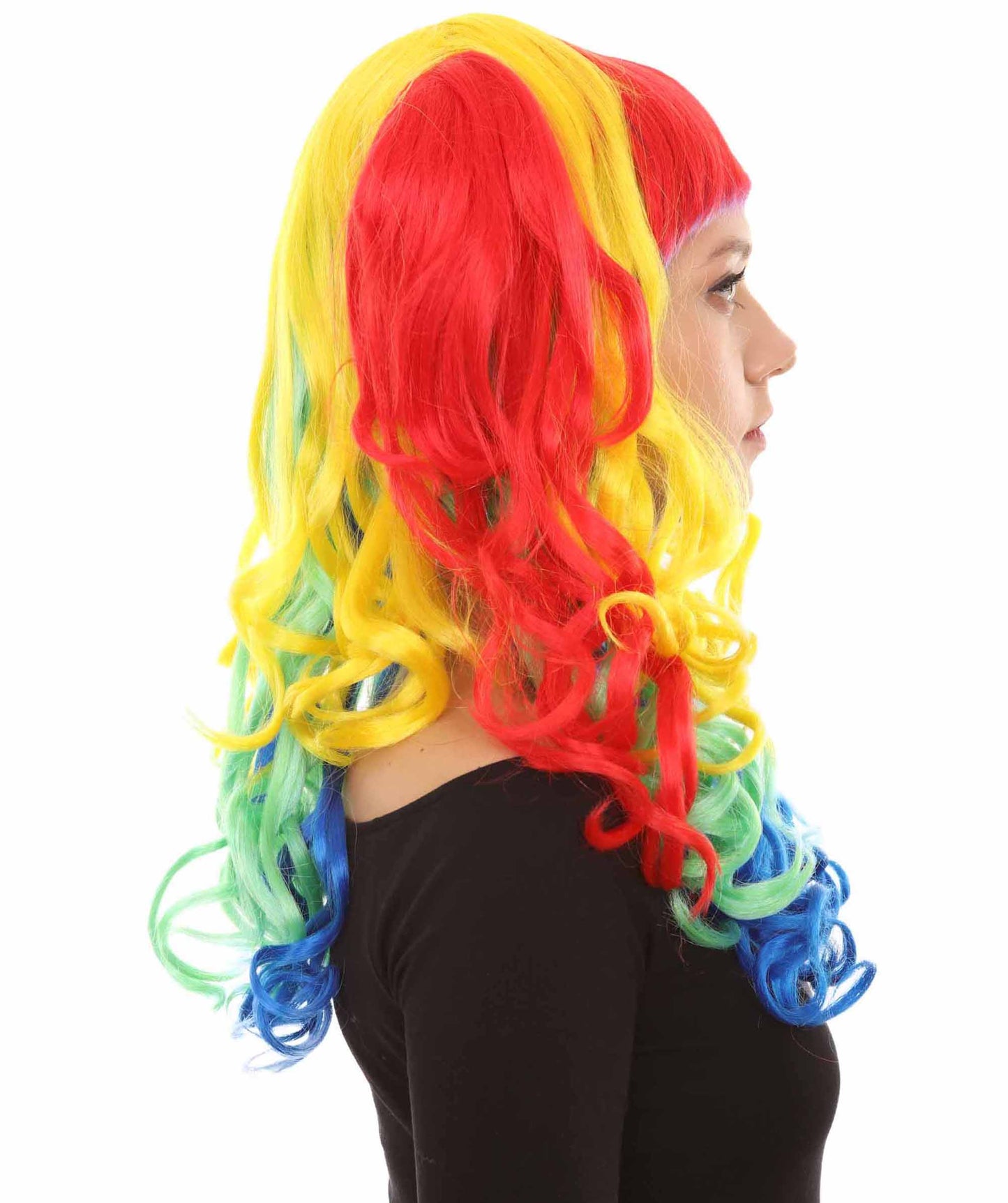 Wigs2you ハロウィンパーティープレミアムレディース H-1833 華やかに見えるレインボーバタフライウィッグ