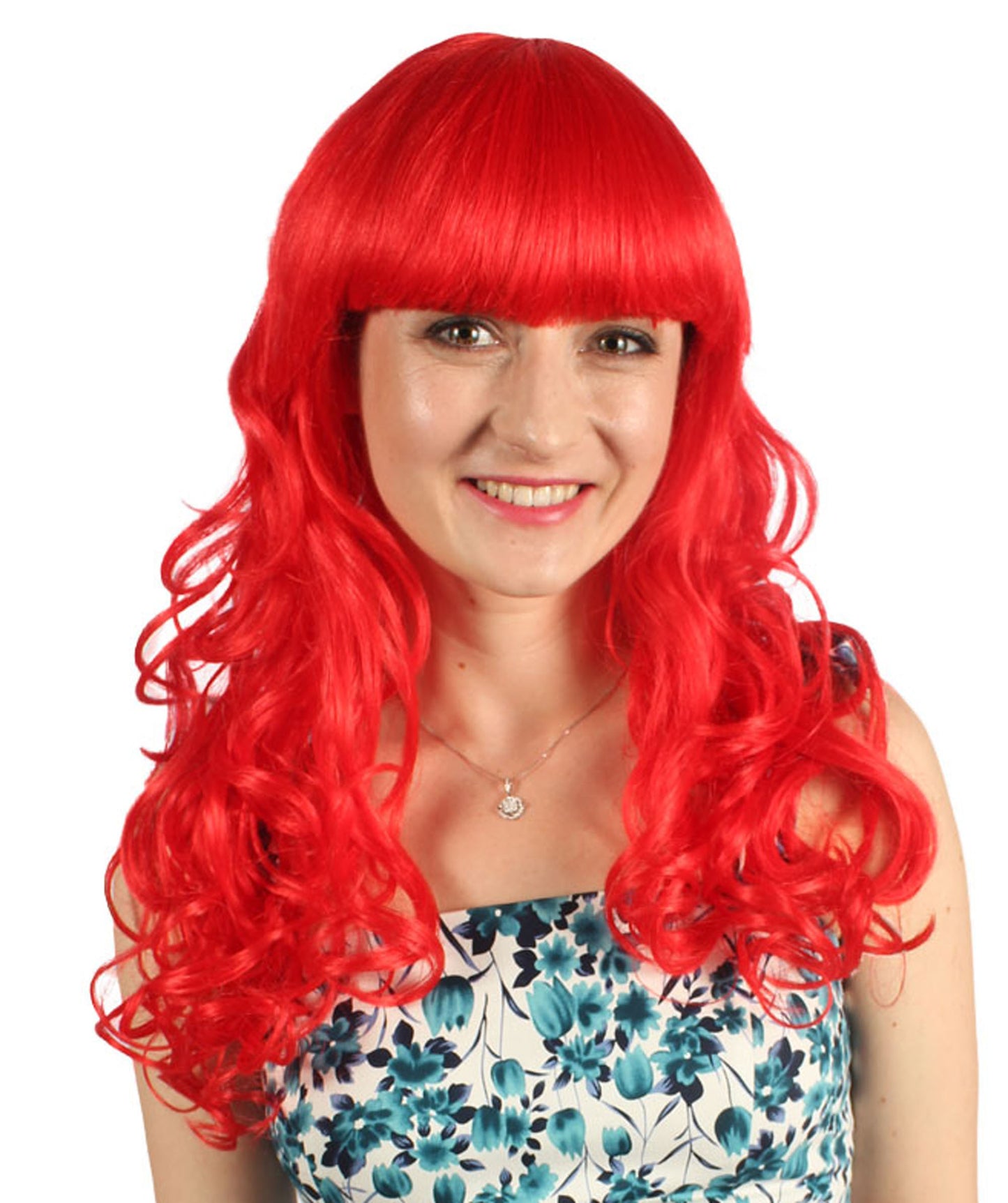 Wigs2you ハロウィンパーティープレミアム H-810 バットマン 女性ジョーカーウィッグ レッドカラー