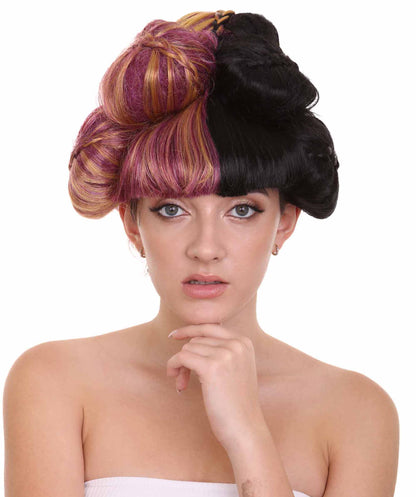 コスプレウィッグ Melanie Mad Hatter バンズスタイル H-3596 マルチカラーキャラクターウィッグ