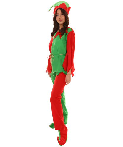 Wigs2you.com JCX-002 女性用クリスマスサンタヘルパーコスチューム,コスプレ衣装 。