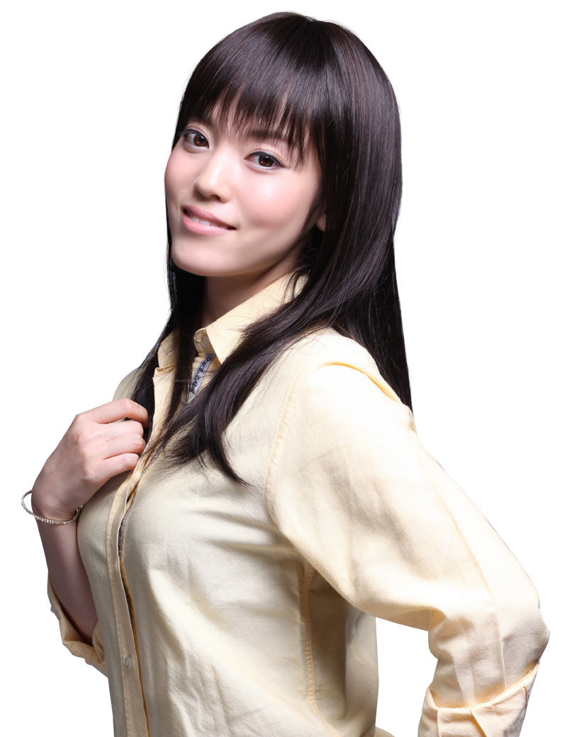 楽チンストレート！さらさらロングスタイルです 。耐熱なのでアレンジコテ・アイロンOK！ウィッグネット付き。WS-2016
