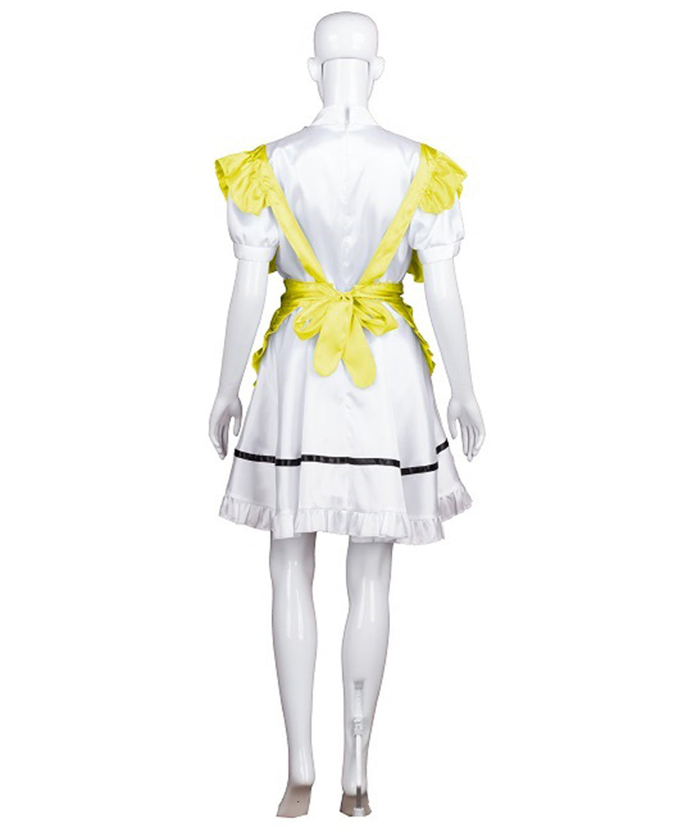 女性用 JCO-326_22 アニメ コスプレ フレンチメイド ファンシー ドレス イエロー コスプレ コスチューム