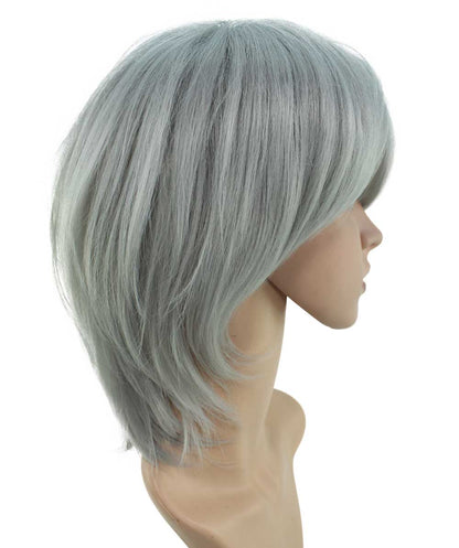 レディースファッション C-058 ミディアム C-ダークネイビー コスプレヒートスタイラブルウィッグ