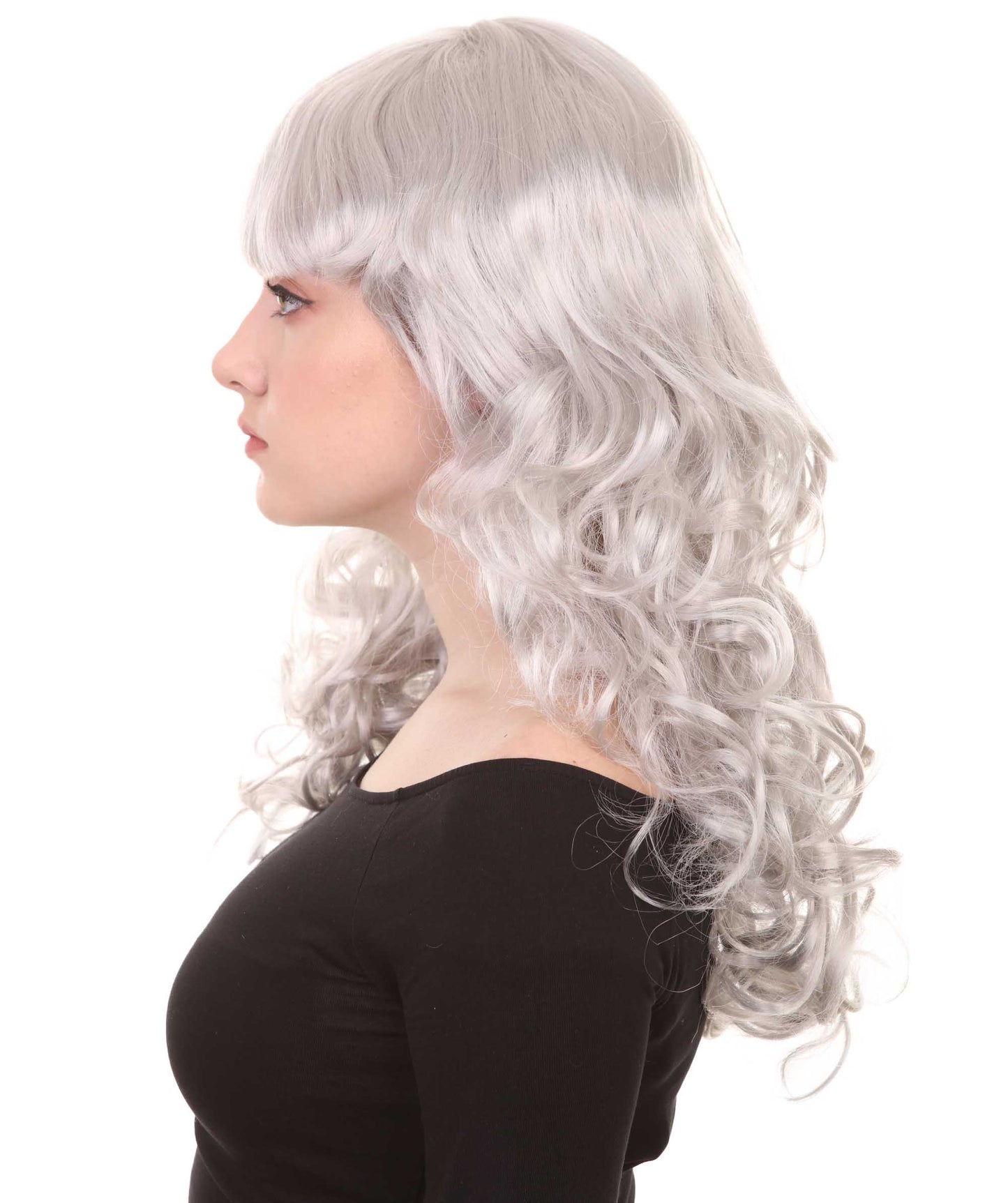 Wigs2you ハロウィンパーティープレミアム H-830 バットマン 女性ジョーカーウィッグ グレー色