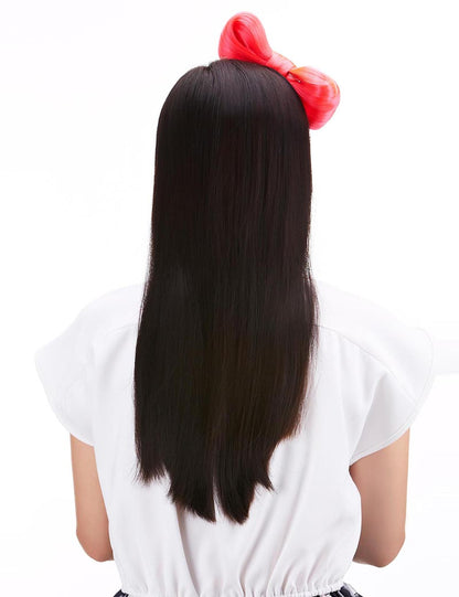 "ヘアアクセサリーガガ風リボンからカチューシャタイプが登場 付け外し楽ちん 大きく立体的で可愛い |W-8215 "
