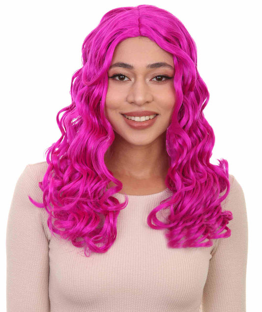 Wigs2you ハロウィンパーティープレミアムレディース H-1113 とても快適なアリスウィッグ 鏡の国のアリス ネオンフューシャカラー