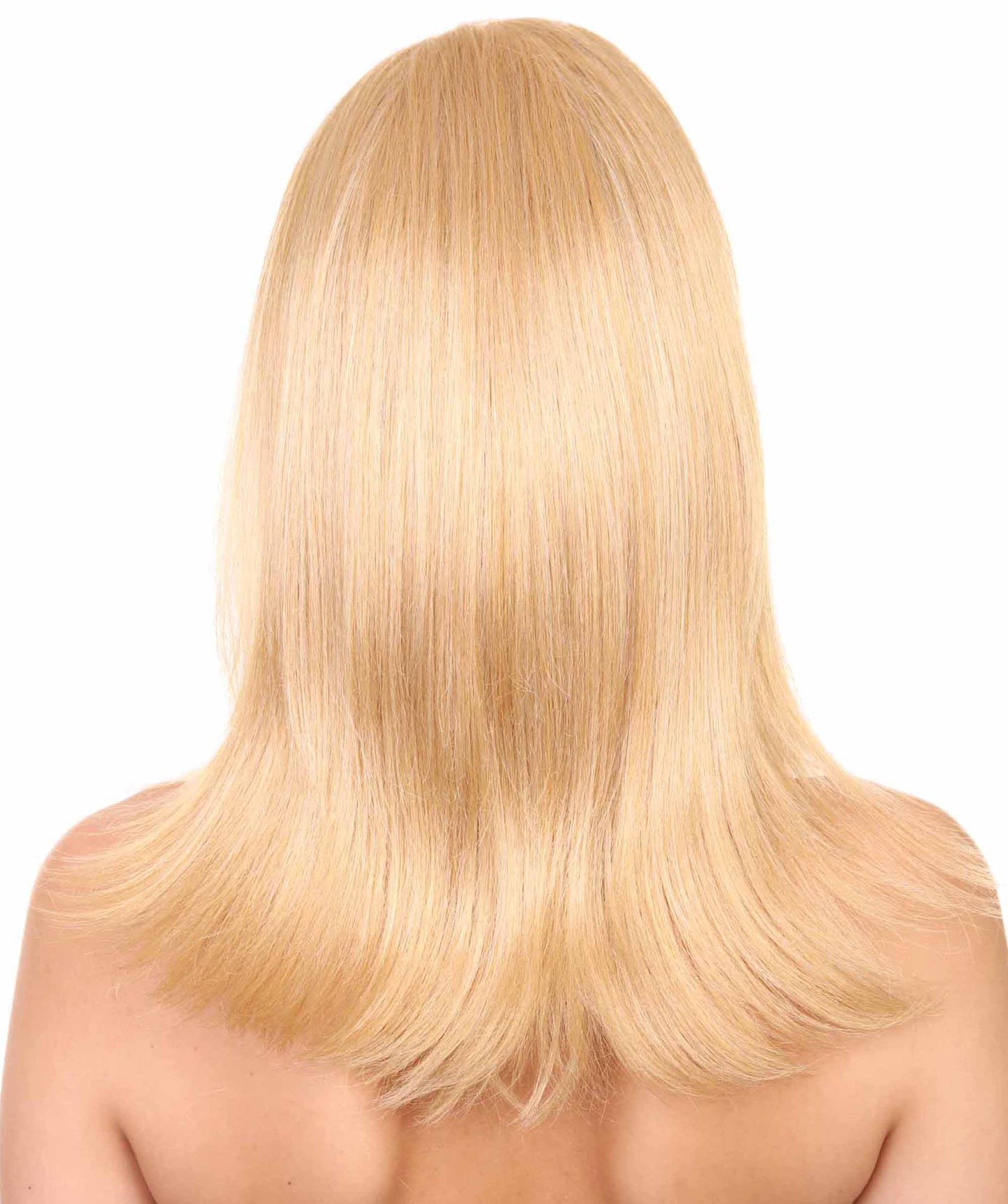 ハロウィンパーティープレミアムレディ H-5432 ミディアムレングス ハロウィンアニメーションキャプテンスーパーヒーローウィッグ ブロンド