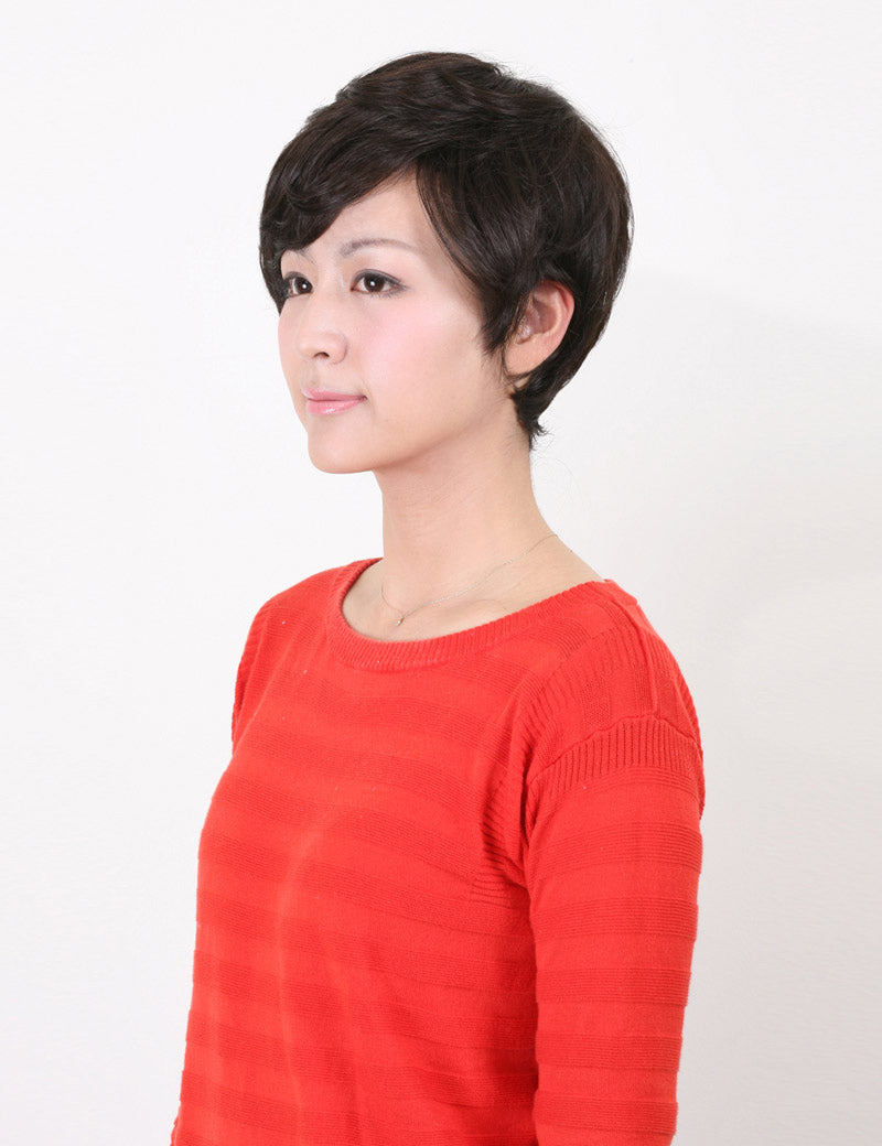 "耐熱商品☆かっこいいスタイルならこれに決まり！ すっきりショートスタイルです！ ウィッグネット付き♪W-552 "
