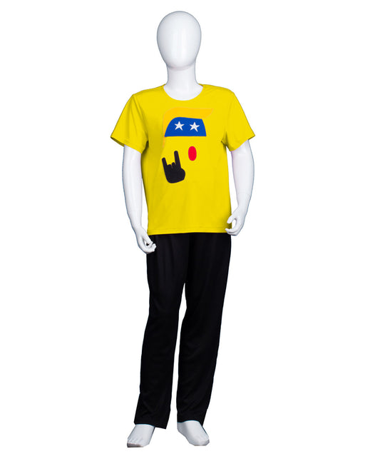 子供用 JCO-177(Kids) プレジデント ロゴ Tシャツ イエロー コスプレ コスチューム