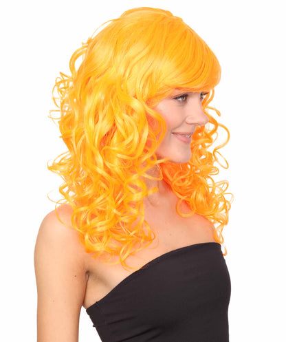 Wigs2you ハロウィン パーティー プレミアム レディース H-998 着用しやすい ベラウィッグ パンプキン オレンジ色