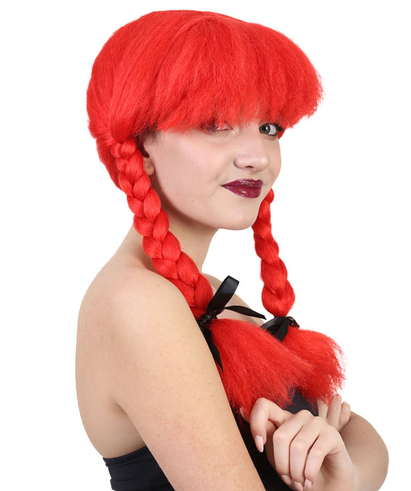 Wigs2you ハロウィンとパーティープレミアムレディース H-501 レッド ファームガールウィッグ
