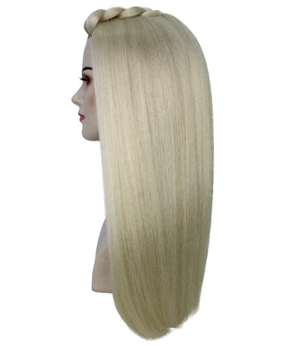 女性用 H-6003 アメリカン ファッション ドール キャラクター ブロンド ウィッグ 花嫁付き ブロンドに最適 難燃性合成繊維
