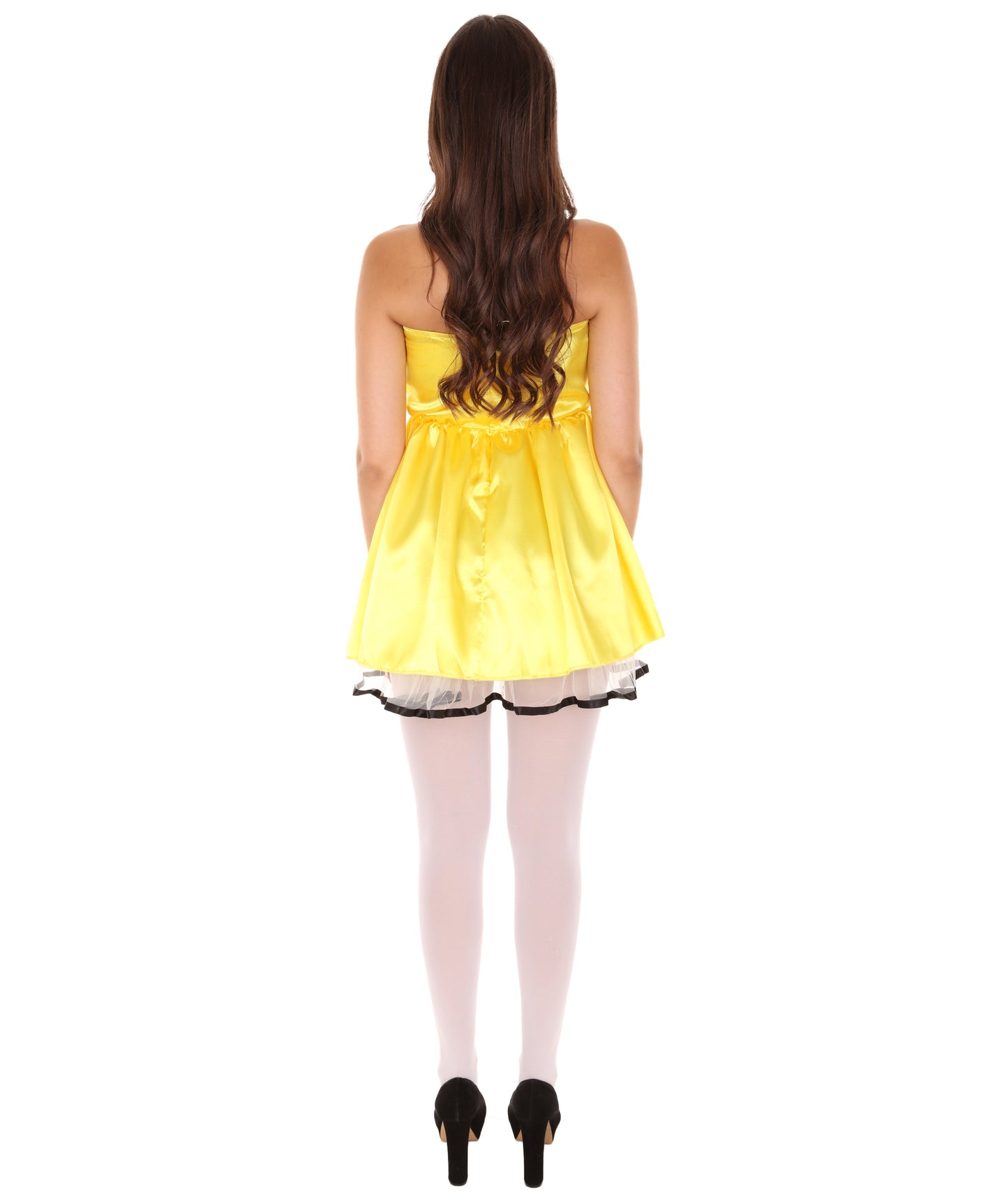女性用 JCO-342_20 プロムドレス コスプレ イエロー コスチューム