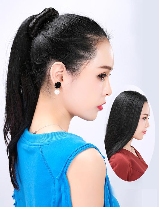 ヘアアクセサリー ゴムが隠せてオシャレに変身 シンプルなアクセサリーです♪留め具でしっかり固定できます W-8257