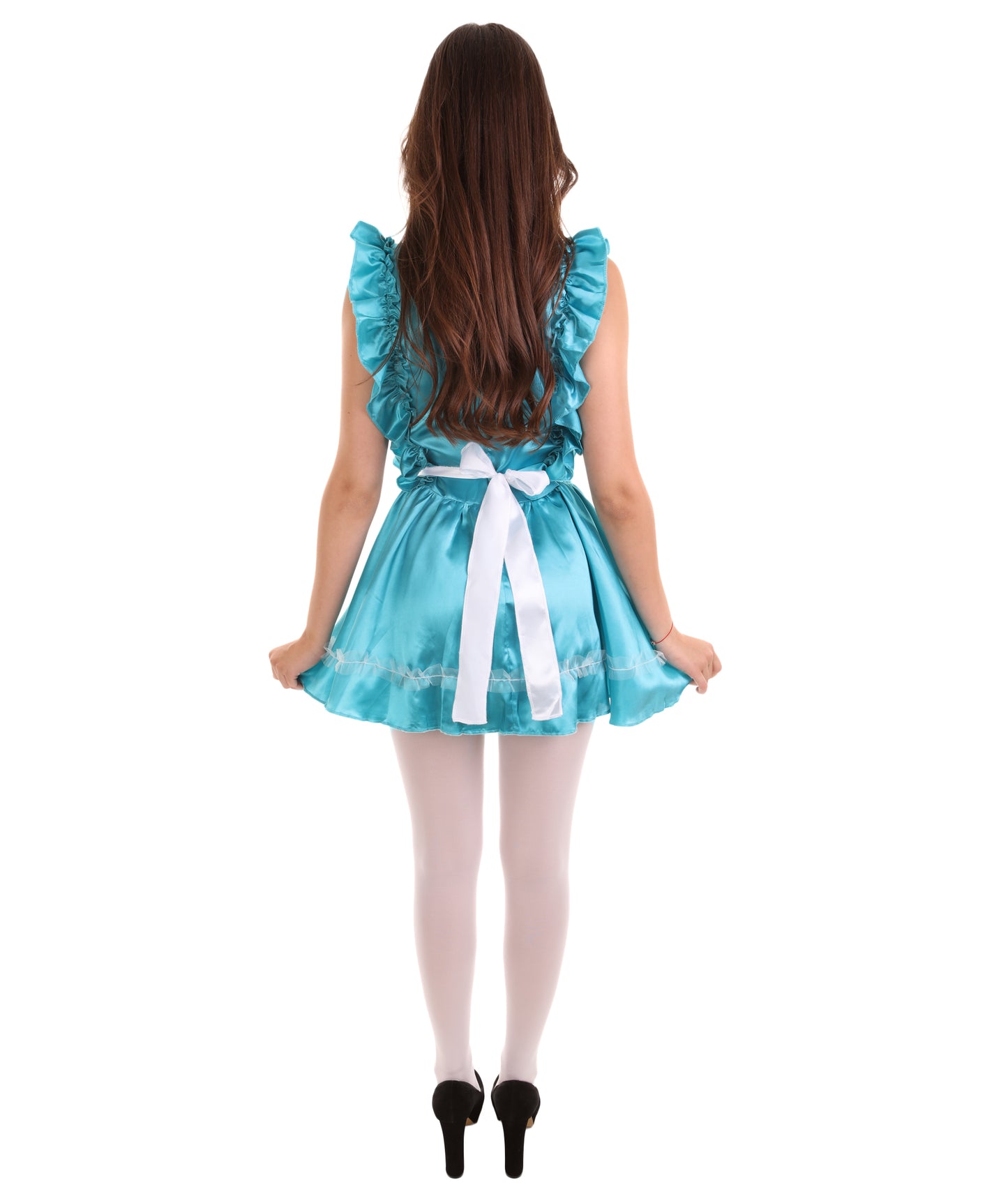 大人用女性の JCO-327_18 ソワリーフレンチメイド制服 レイクブルー コスプレコスチューム