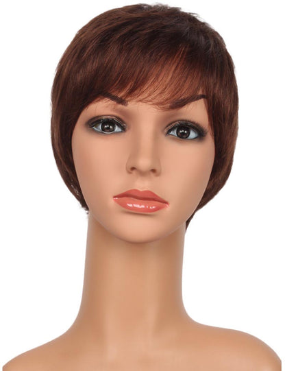 Mrs Styles Age 30-40 短い HT-013 100% ヒューマンヘア リアルラディアンス ハンドタイド ヒューマンヘア ウェフト束