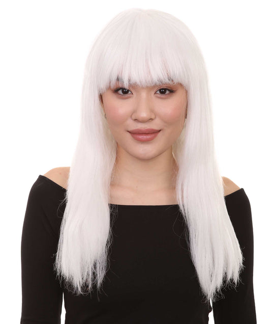Wigs2youハロウィンパーティープレミアムレディースH-1906 美しい見た目のロングボブ 闇の中で光るウィッグ