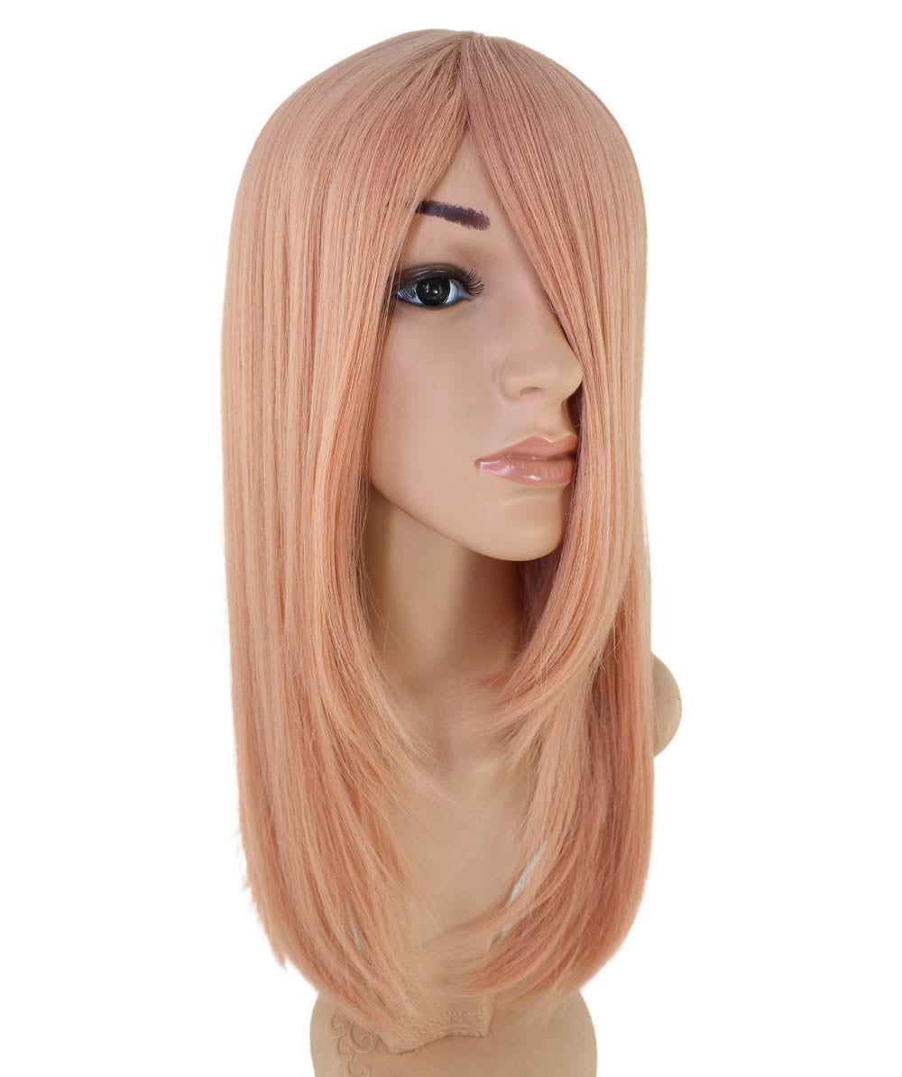 レディースファッション C-054 ロングストレート C-プラチナブロンド コスプレヒートスタイラブルウィッグ