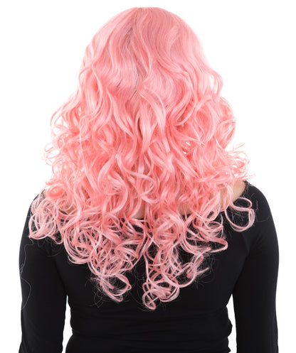 Wigs2you ハロウィンパーティープレミアム H-840 バットマン 女性ジョーカーウィッグ コーラルカラー