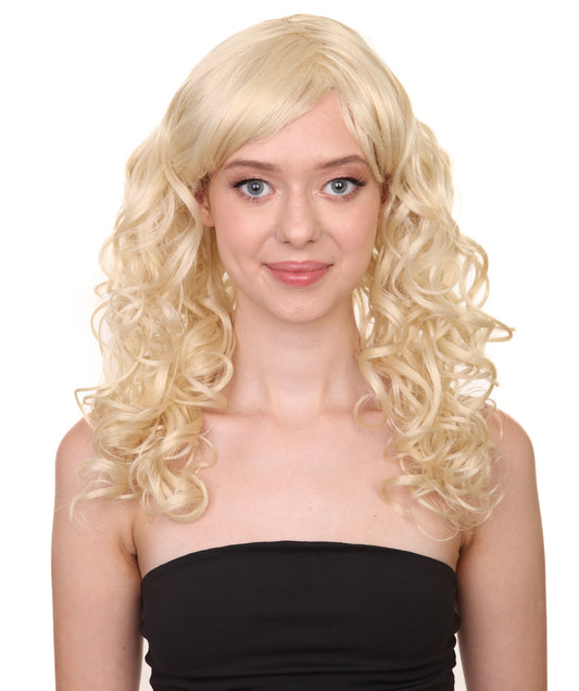Wigs2you ハロウィンパーティー プレミアム レディース H-1018 着用しやすい ベラウィッグ ブロンドカラー