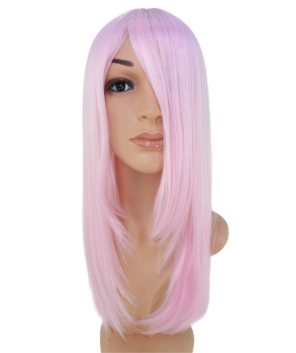 レディースファッション C-054 ロングストレート C-プラチナブロンド コスプレヒートスタイラブルウィッグ