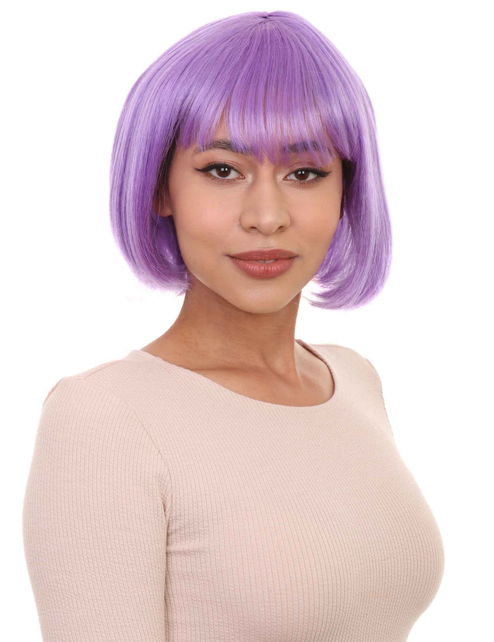 Wigs2you ハロウィンパーティープレミアムレディース H-543 パープル "ウィッチ" ボブウィッグ