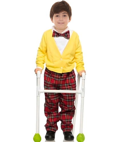 子供用 JCO-102(Kids) おじいさん じいさん コスチューム イエロー＆レッド コスプレ