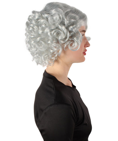 ハロウィンパーティプレミアムレディース H-5753 架空のアフリカ系アメリカ人の高齢女性のコメディキャラクターウィッグ
