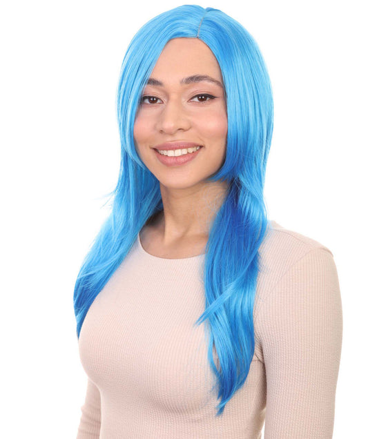 Wigs2you ハロウィンパーティープレミアム H-937 3レイヤーのパーティーガールウィッグ ロイヤルブルー色