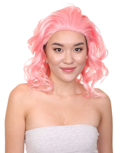 ハロウィンパーティープレミアムレディース H-2574 ブロンドプリンセスウィッグ 女性の美しさを受け入れる
