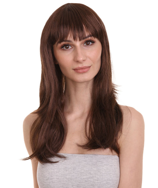 Wigs2you ハロウィン パーティー プレミアム レディース H-1065 とても快適なグラマー グリーン ウィッグ ブラウン色