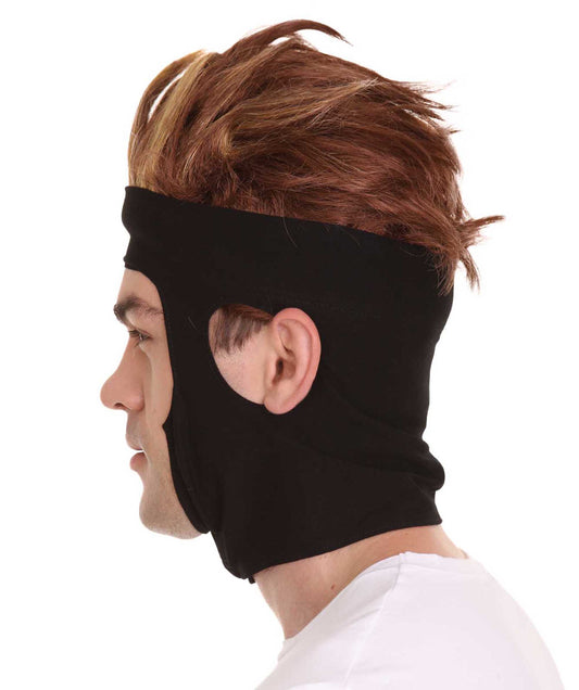 男性用コミックギャンビットキャラクターウィッグ H-4981 プレミアム通気性キャップレスキャップ