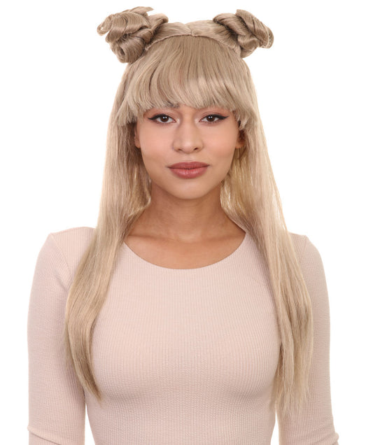 Wigs2you ハロウィン パーティー プレミアム レディース H-1217 快適なフィット感 ナチュラル ブロンド アジアン プリンセス ウィッグ
