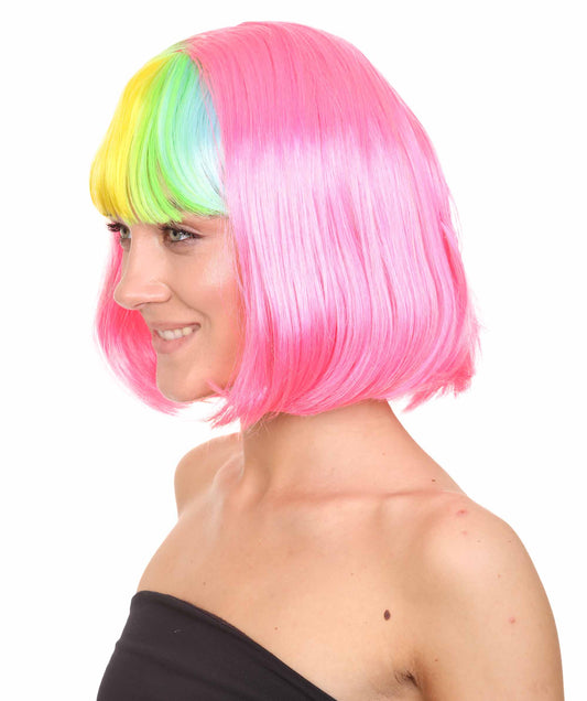 ハロウィンパーティープレミアムレディース H-2648 ピンクミックスボブウィッグ 現代の女性のためのウィッグのスタイルとメンテナンスガイド