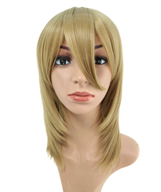 レディースファッション C-057 ミディアム C-ライトバイオレット コスプレヒートスタイラブルウィッグ