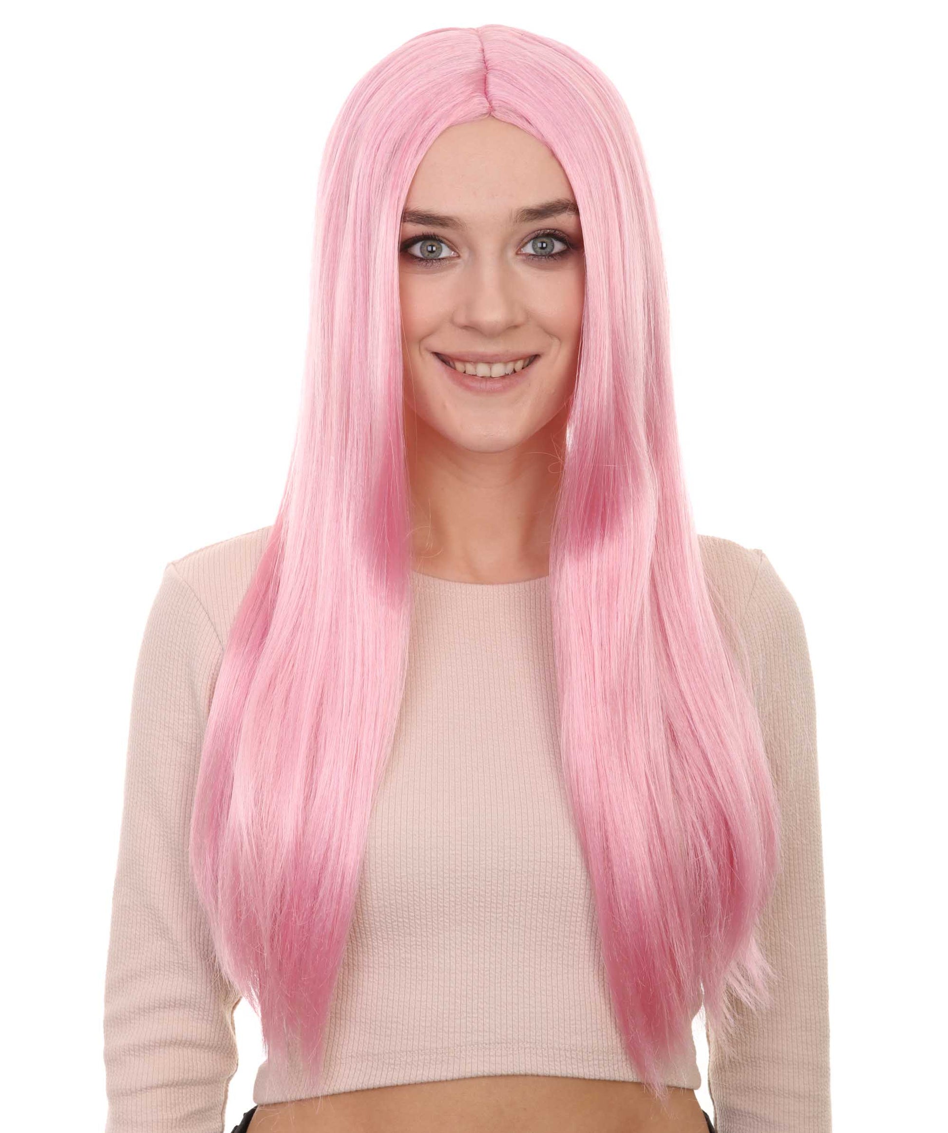Wigs2you ハロウィンパーティープレミアム H-865 悪の花嫁 II 女性ウィッグ LLT ピンク色