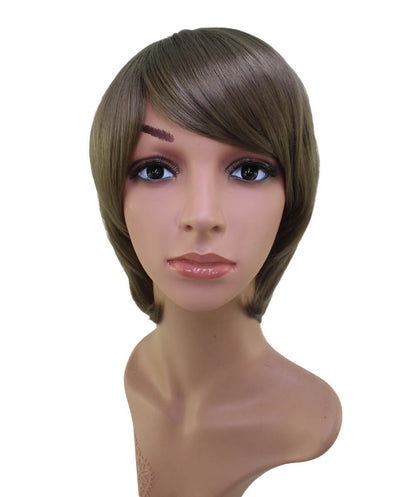 耐熱商品☆毛先のシャギーでスッキリとナチュラルに♪ さらさらロングストレートスタイルです♪ ウィッグネット付き♪ W-565"