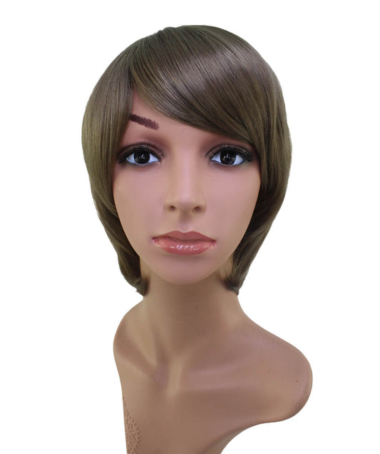 耐熱商品☆毛先のシャギーでスッキリとナチュラルに♪ さらさらロングストレートスタイルです♪ ウィッグネット付き♪ W-565"