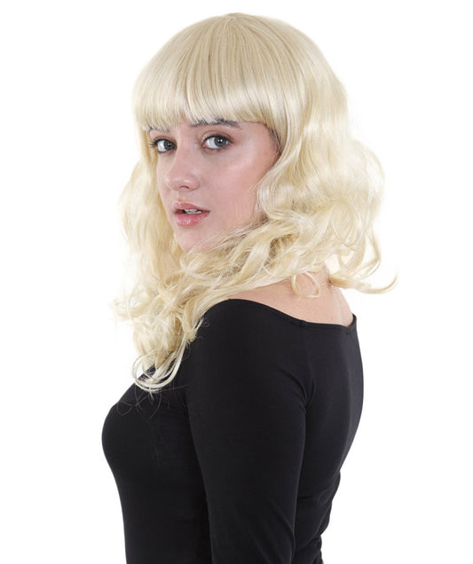 Wigs2you ハロウィンパーティープレミアム H-832 バットマン 女性ジョーカーウィッグ ブロンドカラー
