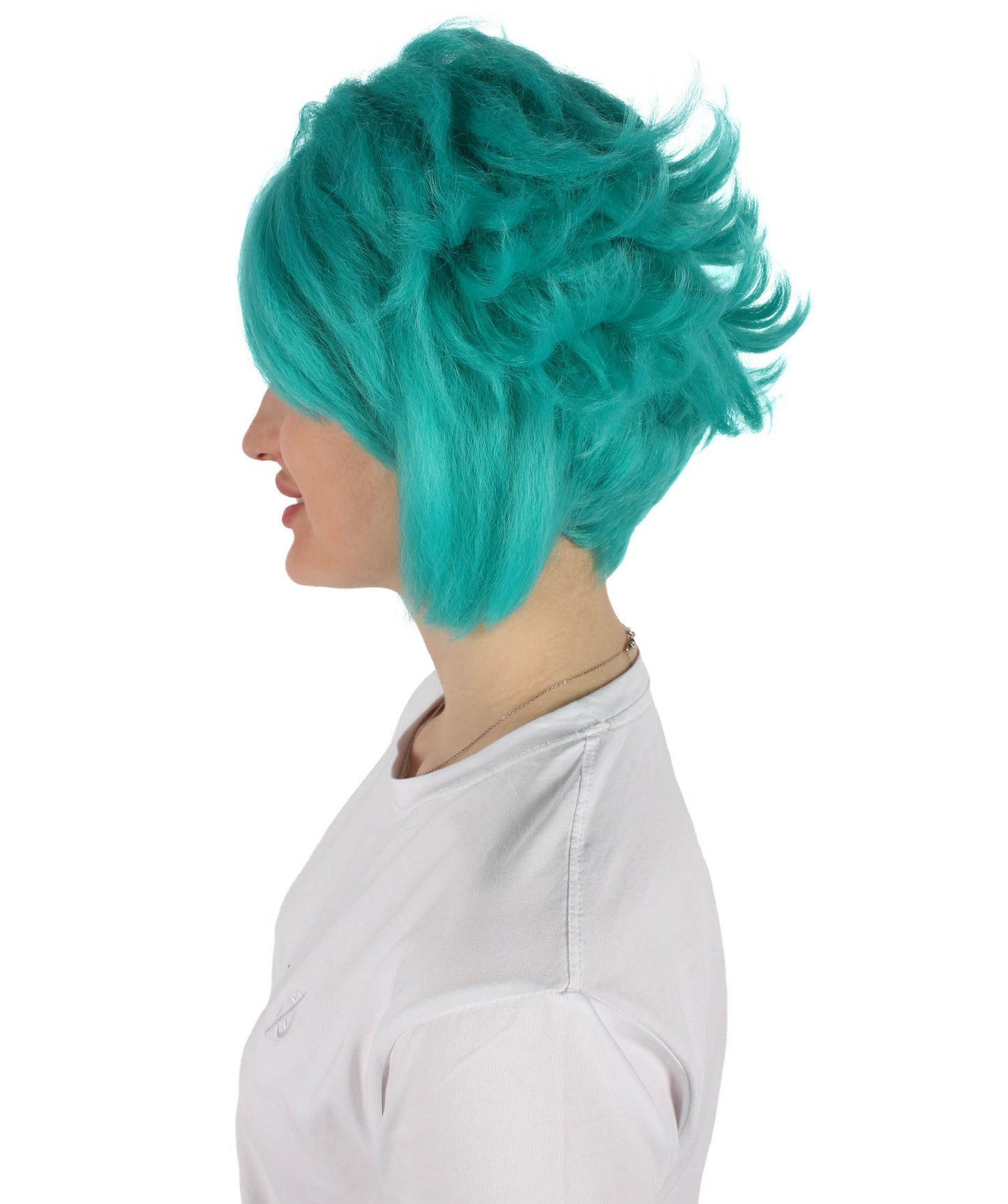 Wigs2you H-6922 大人用女性用マルチインストゥルメンタルミュージカルジーニアス グリーンゲーミングウィッグ